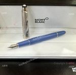 NEW! Replica Mont blanc Meisterstuck Glacier Doue Fountain Pen Medium 145 Pen